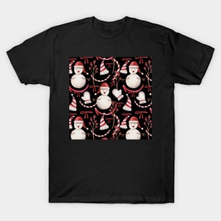 Winter Christmas Pattern T-Shirt